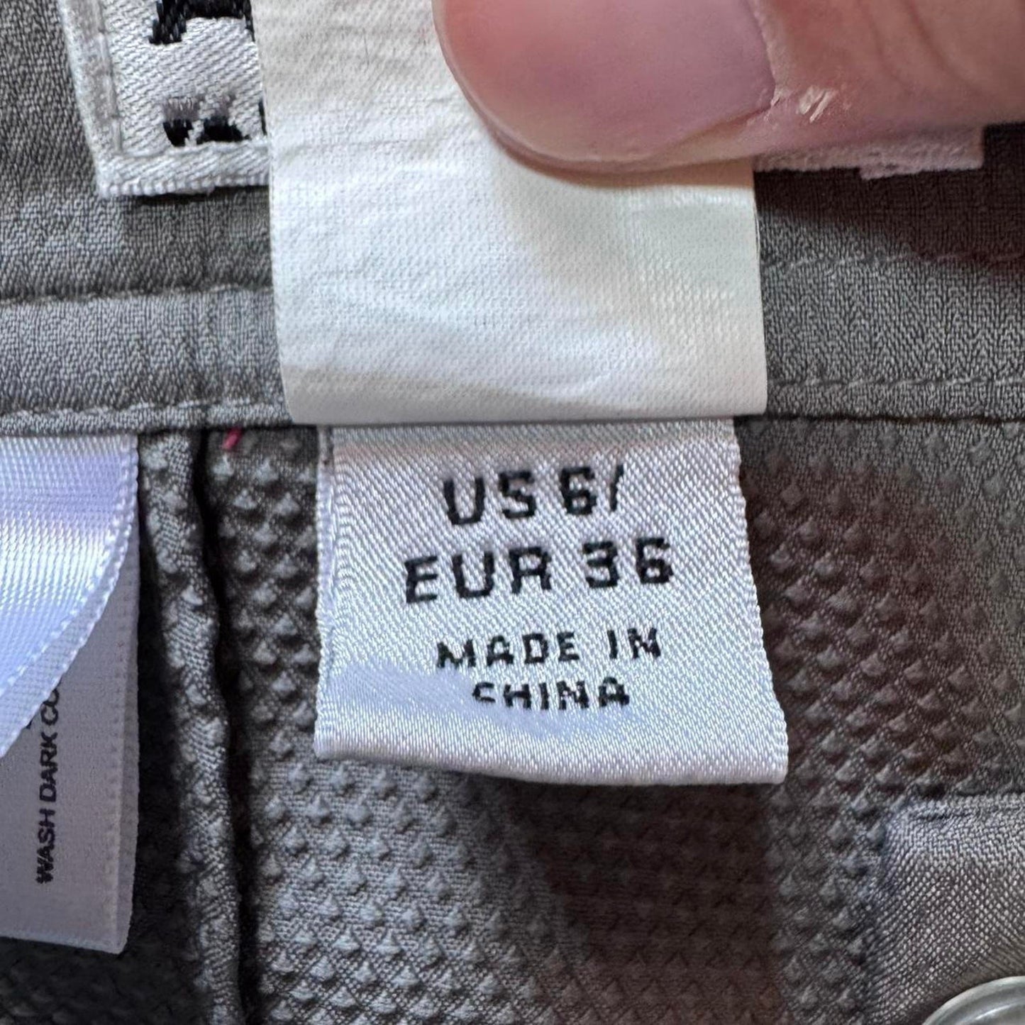 Grey Annika Cutter And Buck shorts with zipper pockets Size 6