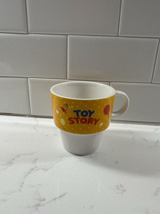 Disney Toy Story Pixar Coffee Mug Birthday Balloons Vintage