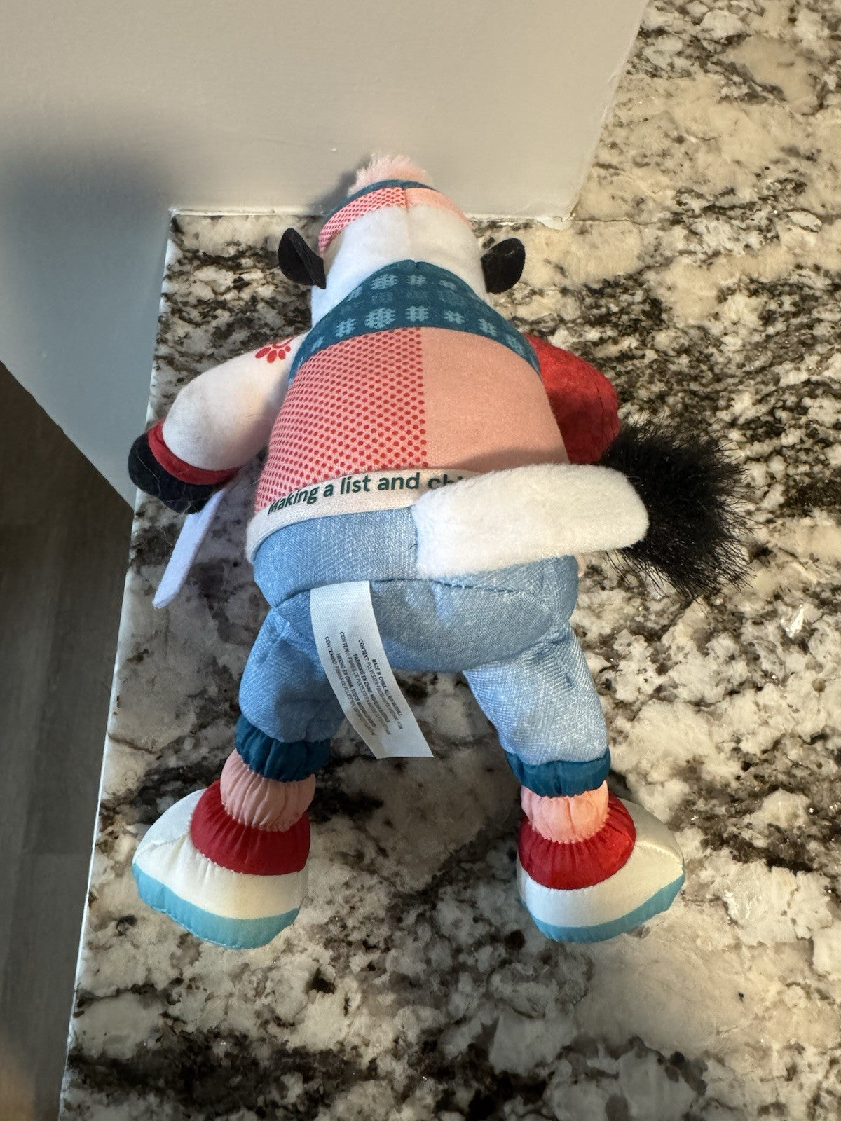 Chick-Fil -A Christmas '2023 Chicken It Twice Collectible Plush Cow Toy  10"