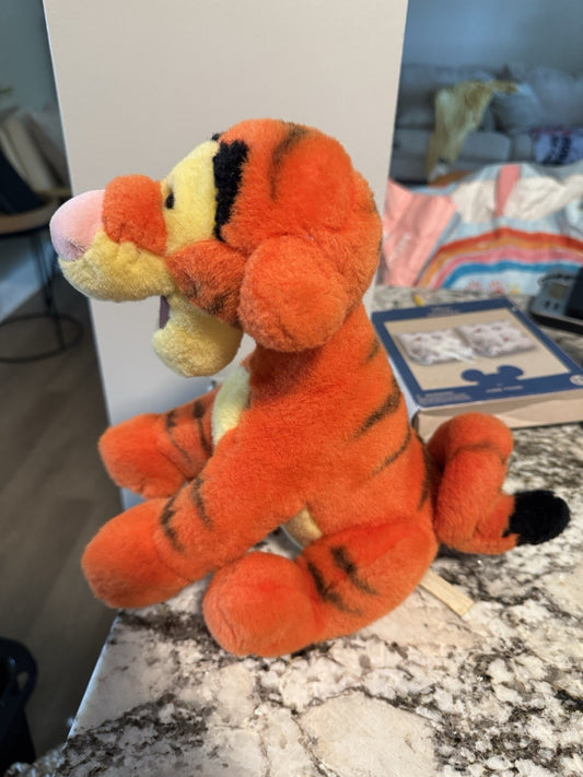 Disney Tigger 10" Stuffed Animal Plush Doll Toy Vintage 90's