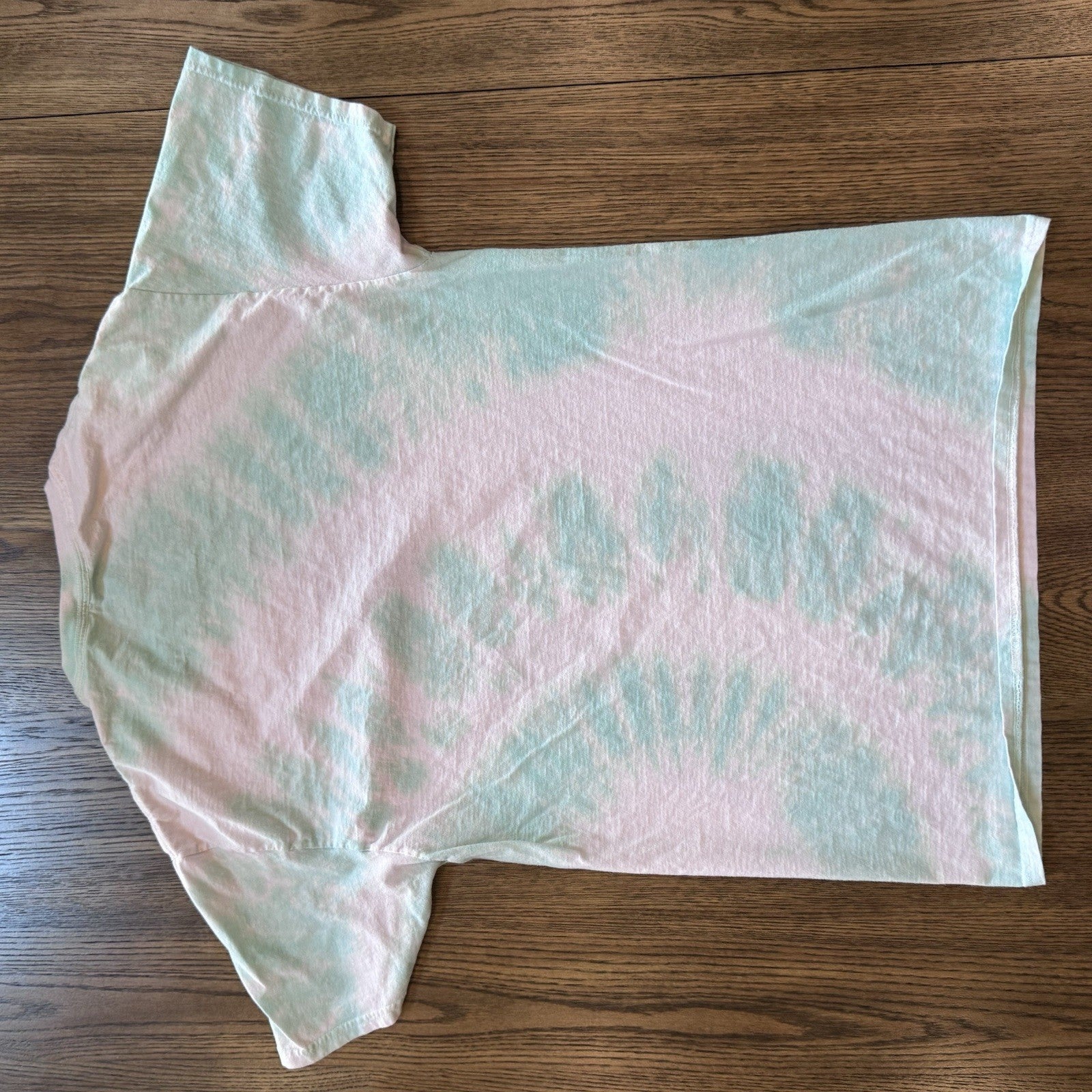 D.A.R.E. Tie-Dye T-Shirt Size S Pink Green Pastel “To Keep Kids Off Drugs”