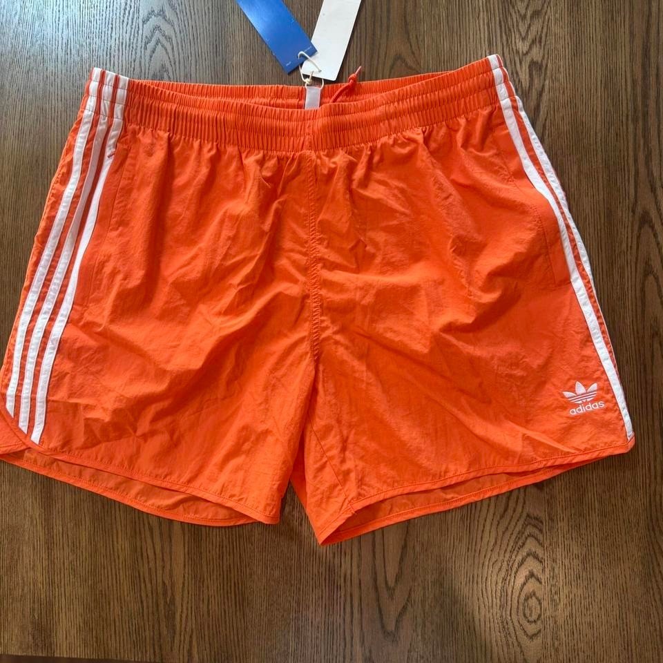 Adidas Originals 3-Stripes Swim Shorts Tennessee Orange Trefoil Logo –  NWT XL