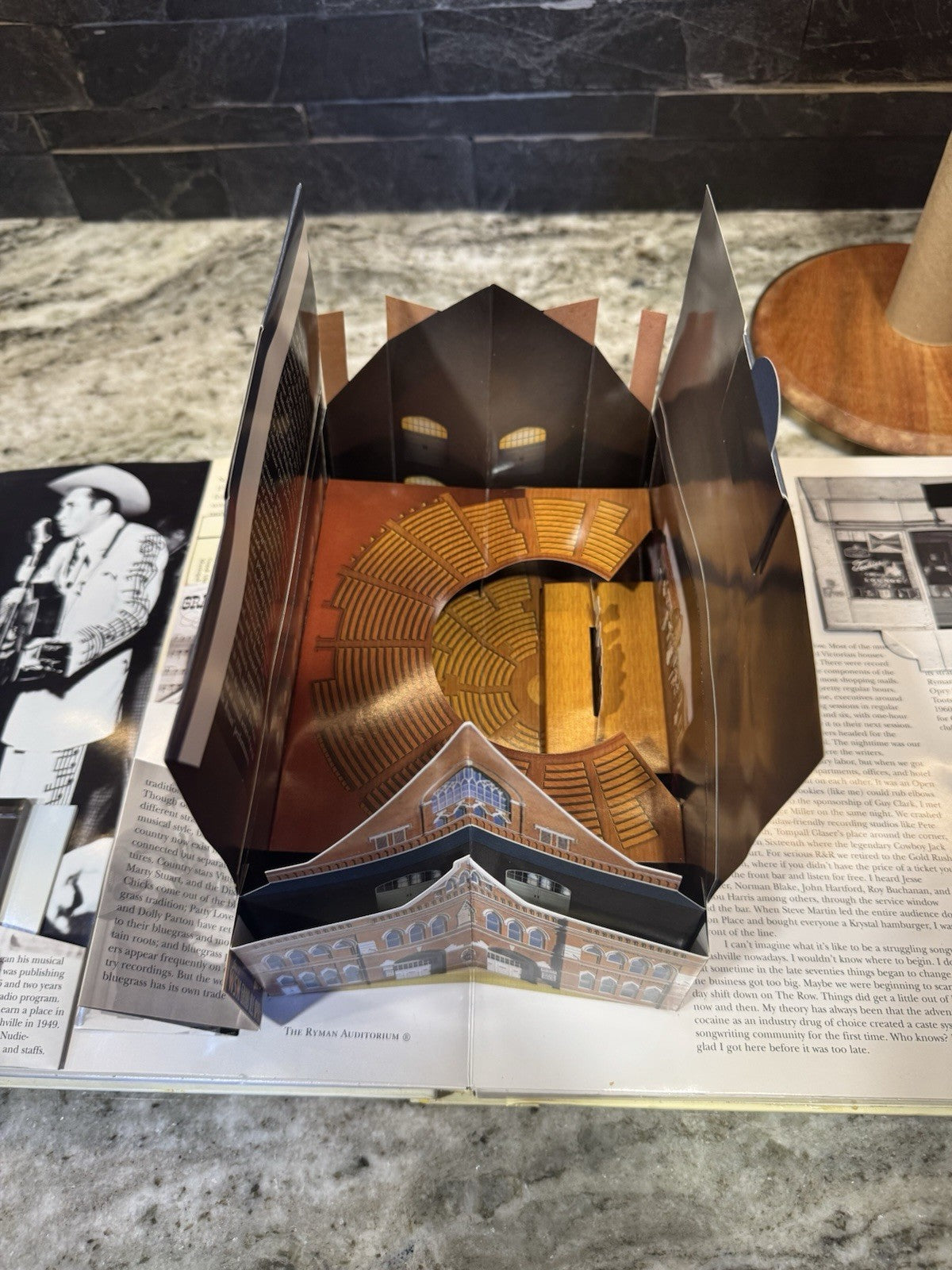 Vintage Country Music Pop-up Hardcover Book Country Music Hall Of Fame & Museum