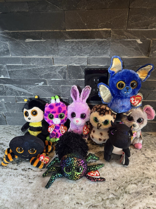 Ty Beanie Boos Halloween Lot Of 9 - Tags- GREAT CONDITION