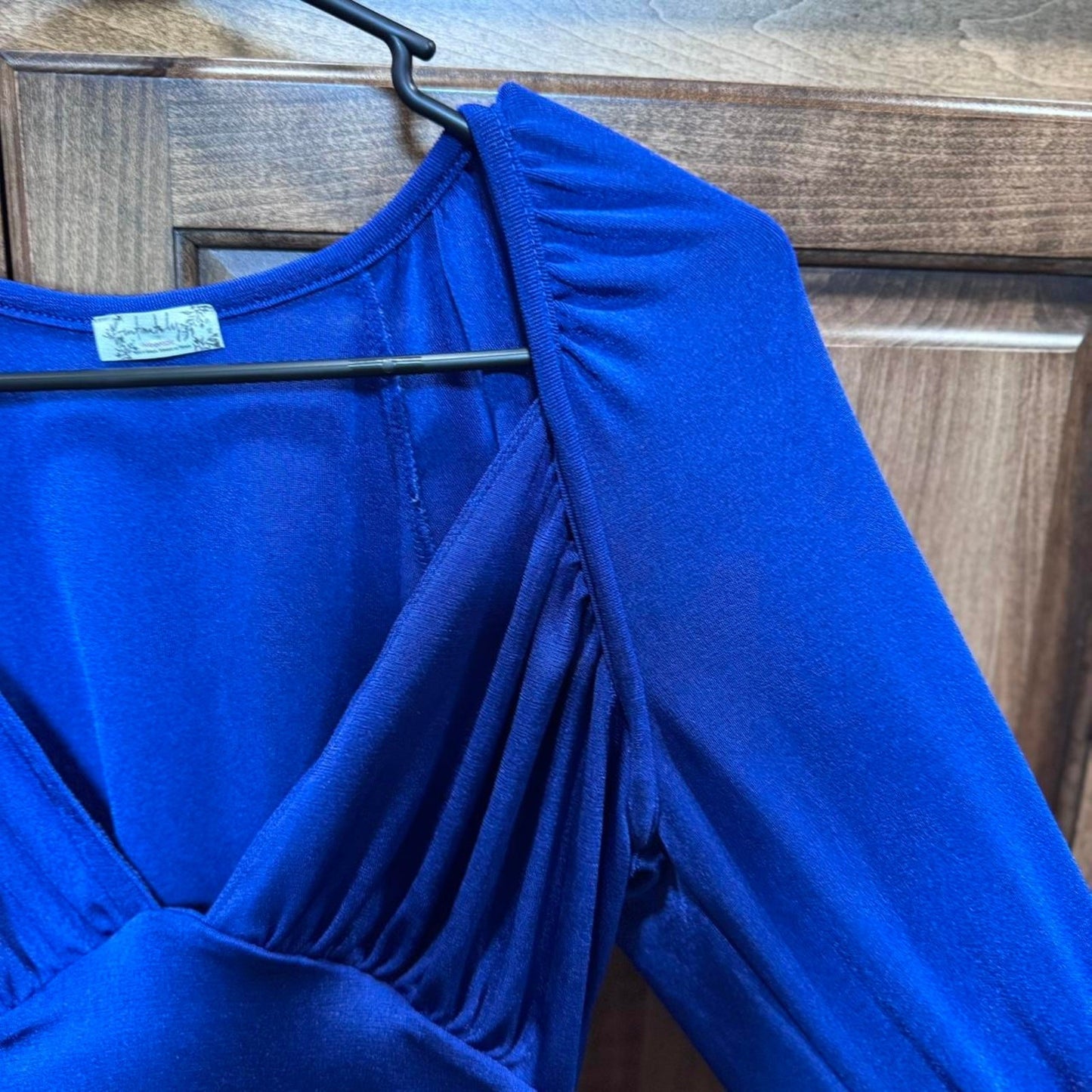 Free People Intimately In Your Arms Bodysuit Electric Indigo Blue Size XSmall
