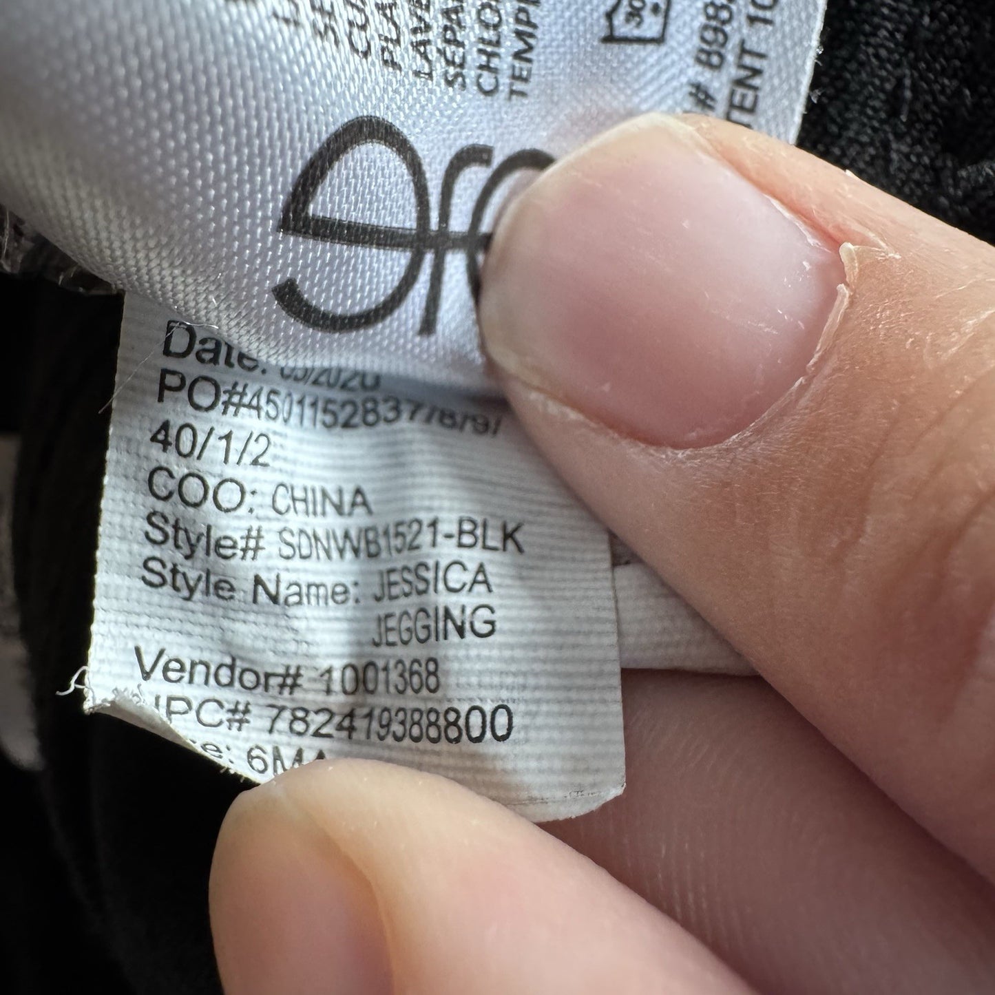 nine west jessica jegging Black Jeans Size 6