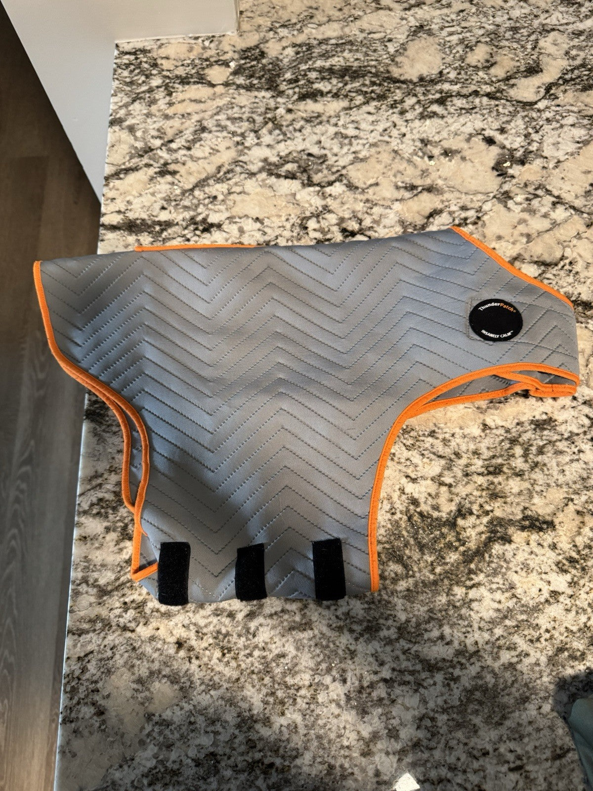 Thundershirt Sport Platinum Tangerine Trim Dog Anxiety Vest