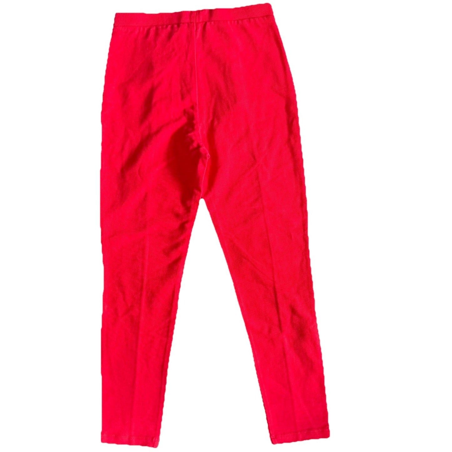 Original Marines Red Sailor Pants Girls 9-10Y 140cm Gold Crest Buttons NWT Italy