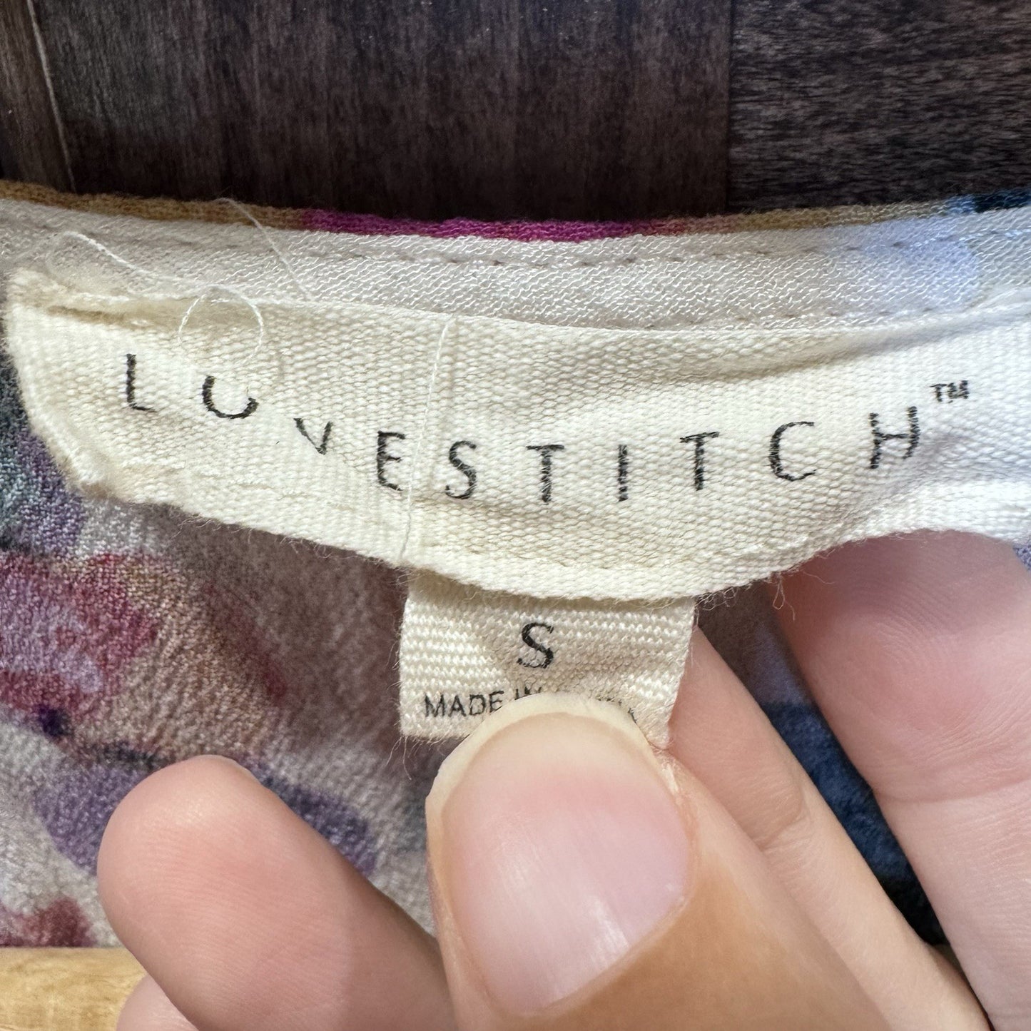 Lovestitch Women’s Boho Floral Mini Dress Size Small White