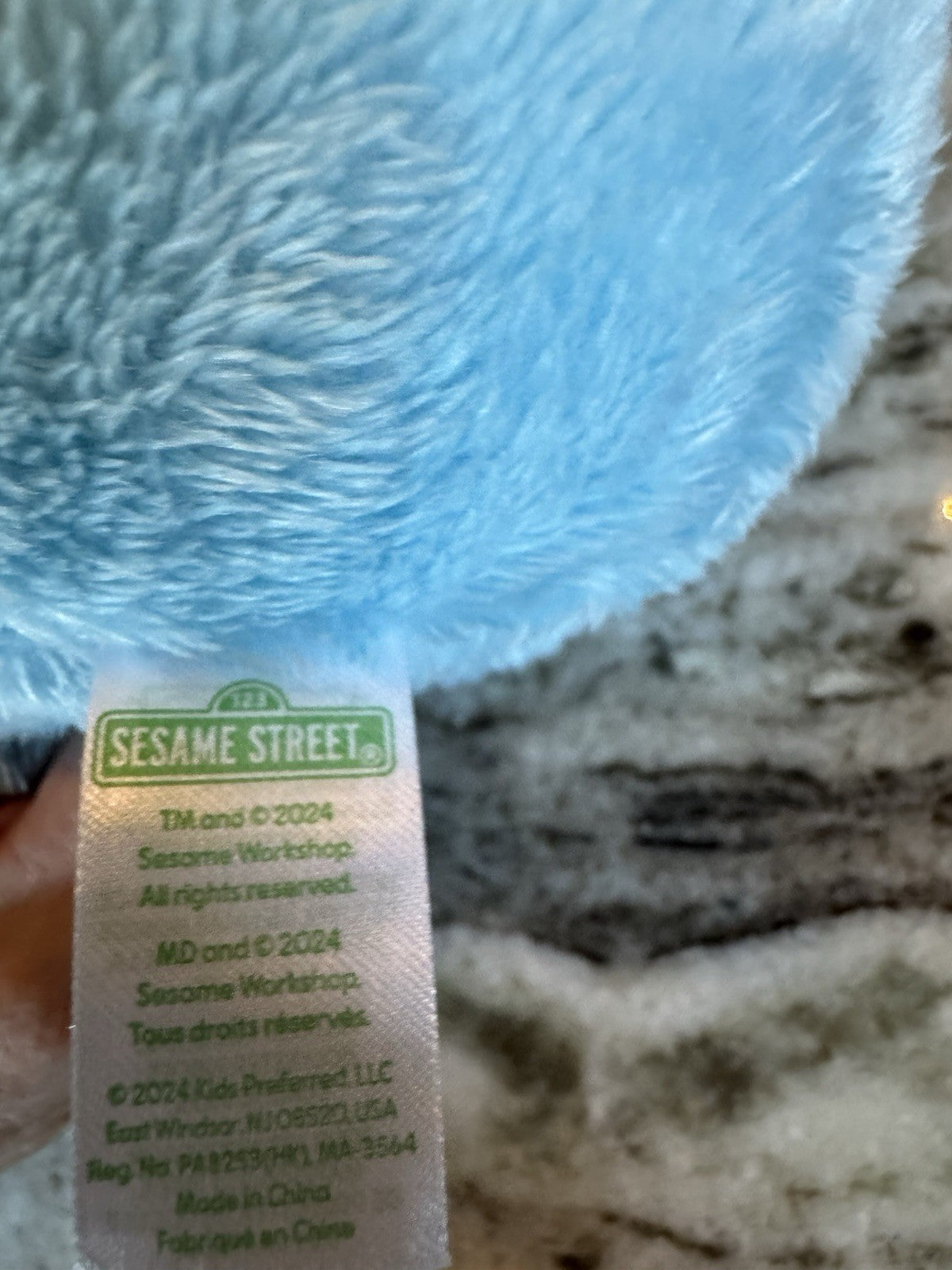 14" Baby's First Plush Cookie Monster Christmas Sesame Street Rattles 2024