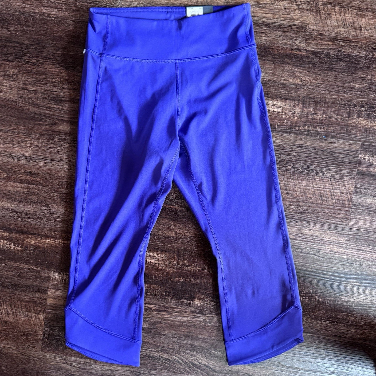 NWT Tek Gear Ultrastretch Capri Leggings Size L | Purple Athletic Workout Pants
