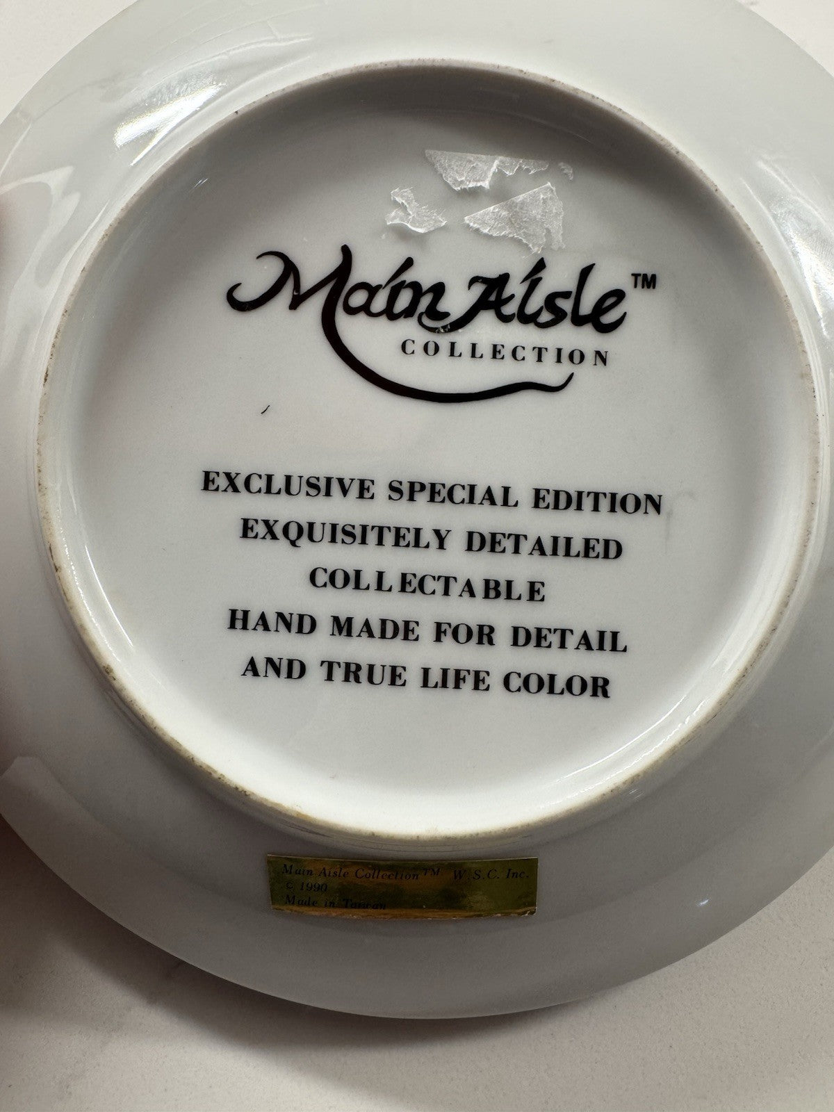 Vintage Collectors 3D Plate Praying Hands Main collection Rare