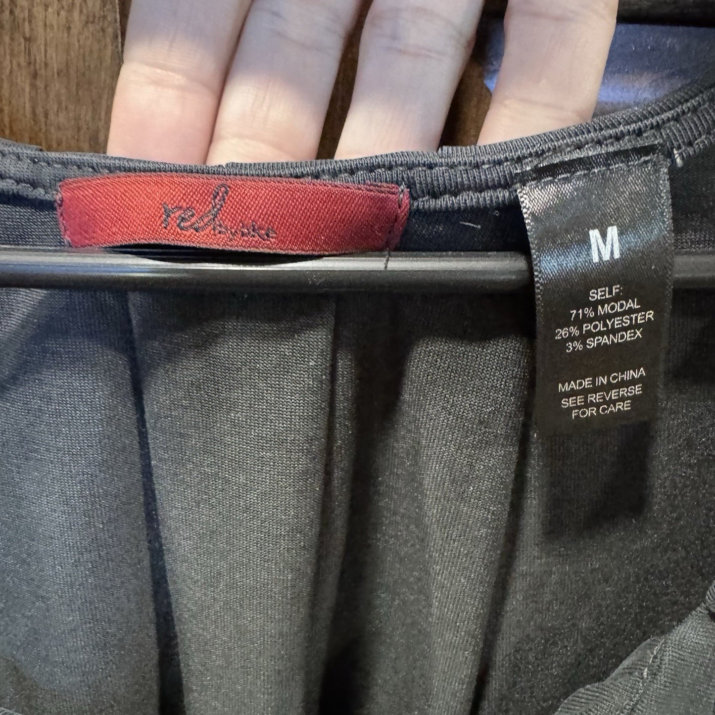 Red By BKE Draped Front Long Sleeve Top – Size M