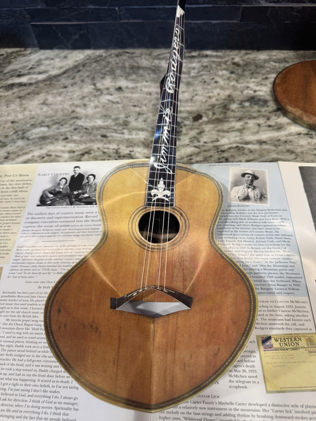 Vintage Country Music Pop-up Hardcover Book Country Music Hall Of Fame & Museum