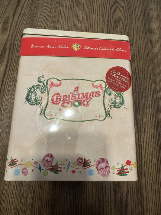 A Christmas Story 25th Anniversary Collector's Edition Tin & VHS