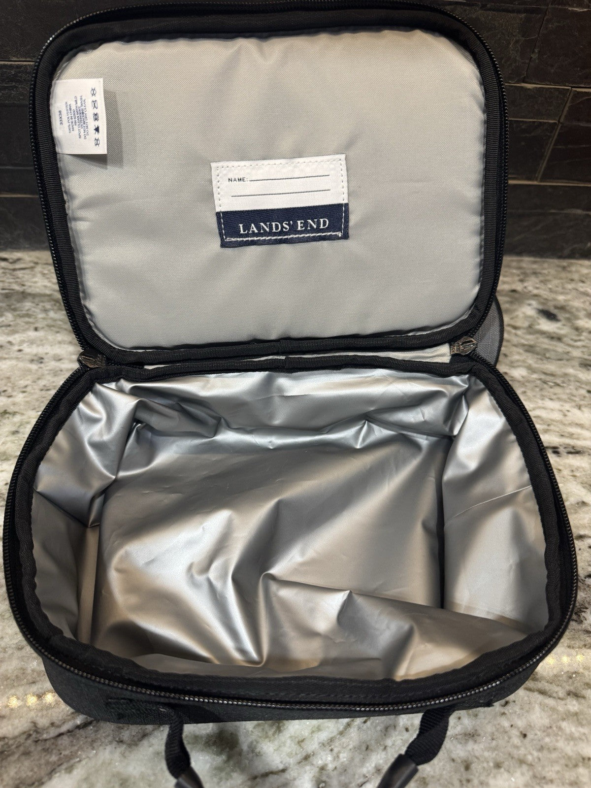 Flawless Lands End Lunch Box With Thermos Holder