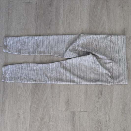 Athleta Women’s Leggings Small Gray Textured Stretch Athletic Yoga Pants