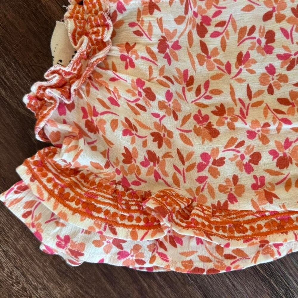 NWT Medium Savanna Jane Sleeveless Flutter Sleeve Top