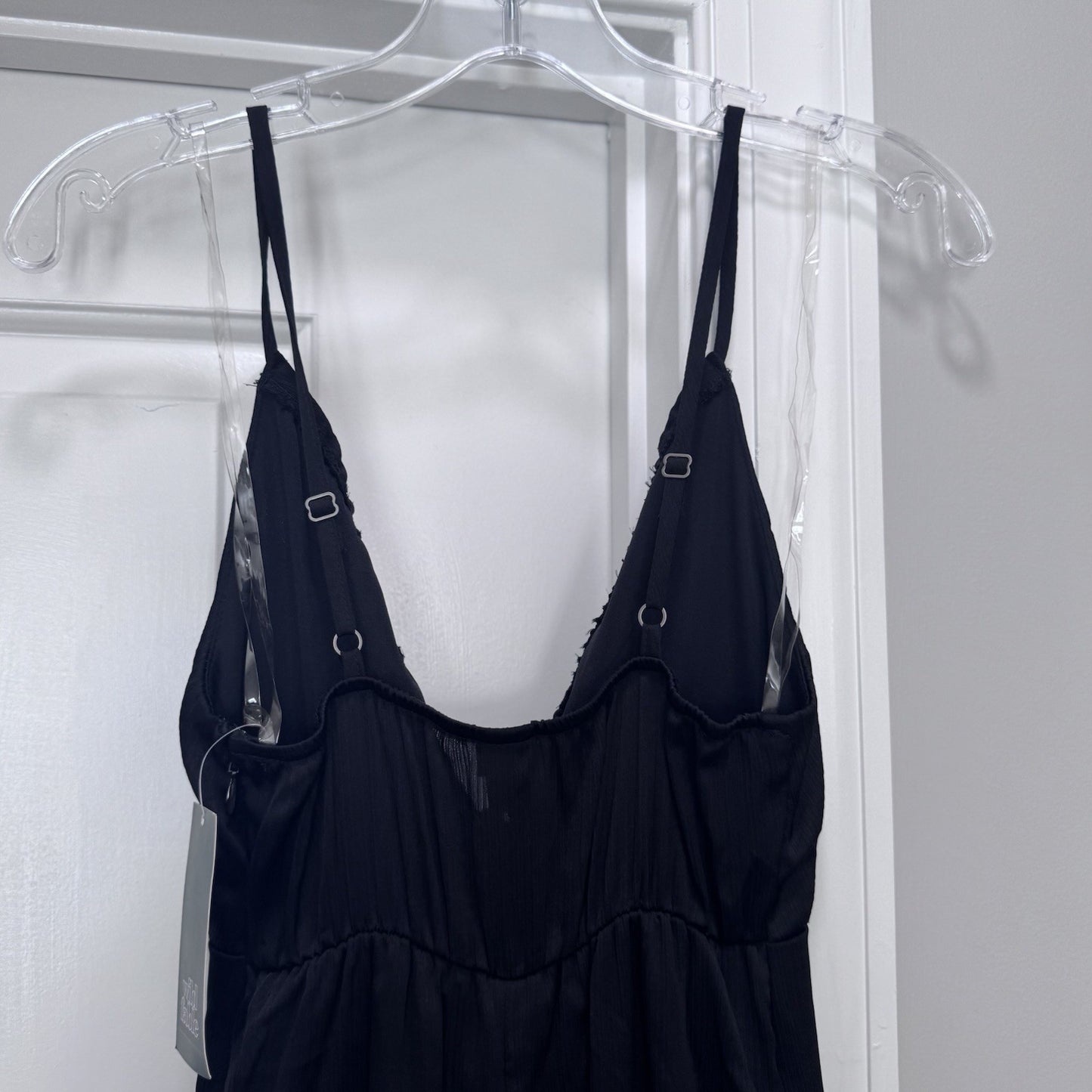 Wild Fable Black Sleeveless Wide Leg Jumpsuit NWT Women’s XXS Adjustable Straps