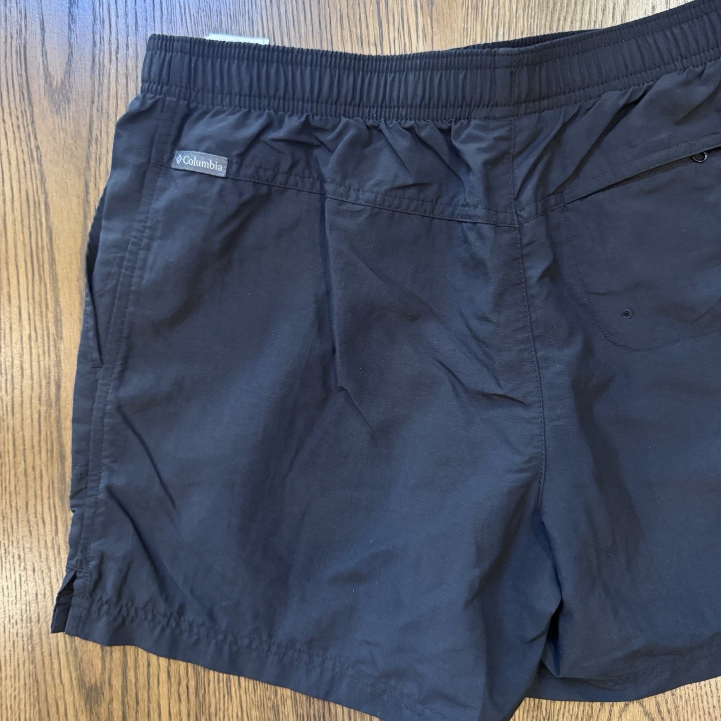 Columbia Men’s Swim Trunks Black Nylon Shorts Size Small