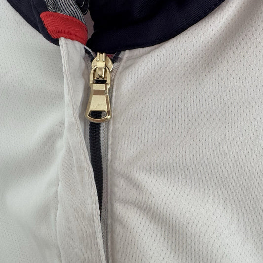 Fairway & Greene Sleeveless Golf Polo Top Women’s S White Striped Collar