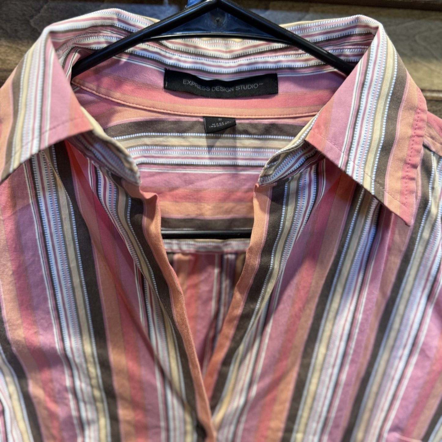 Express Design Studio Women’s Button-Down Shirt – Size Small