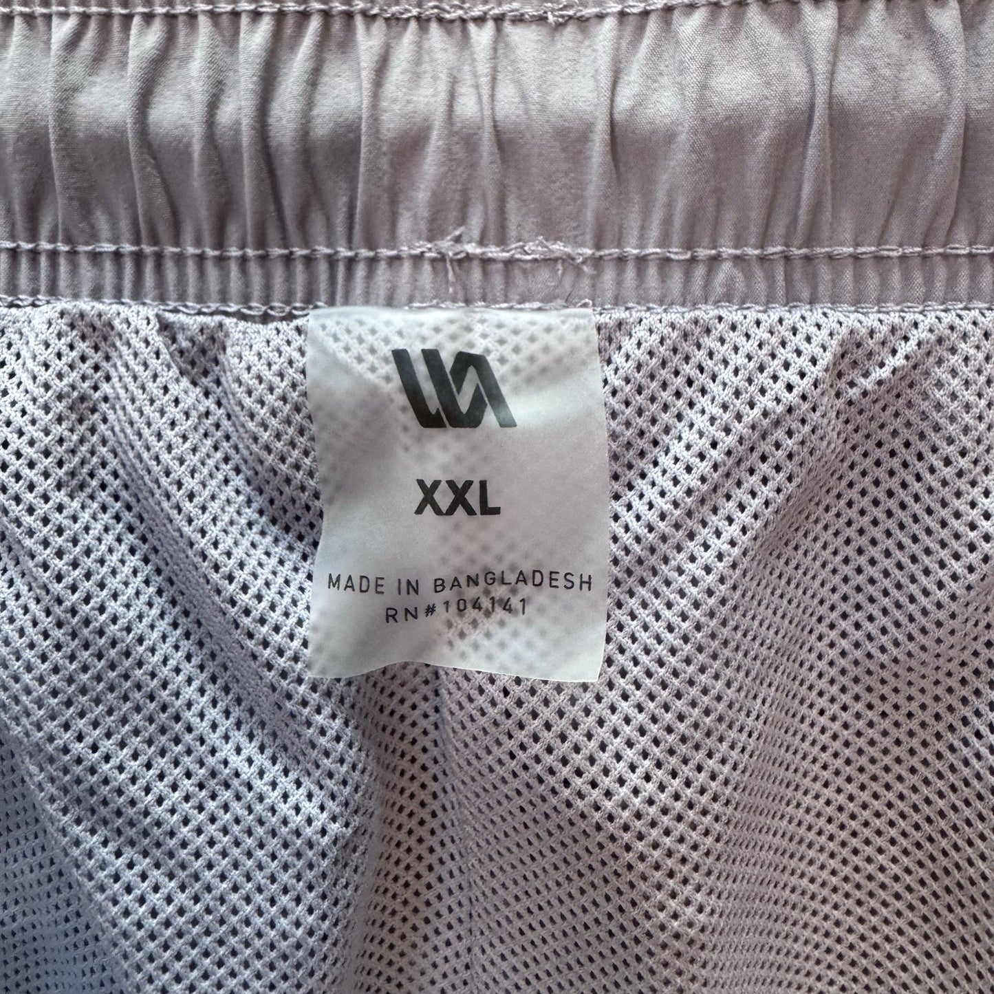 VRST Everyday Shorts Men’s XXL 5” Inseam Purple Stone Elastic Waist NEW