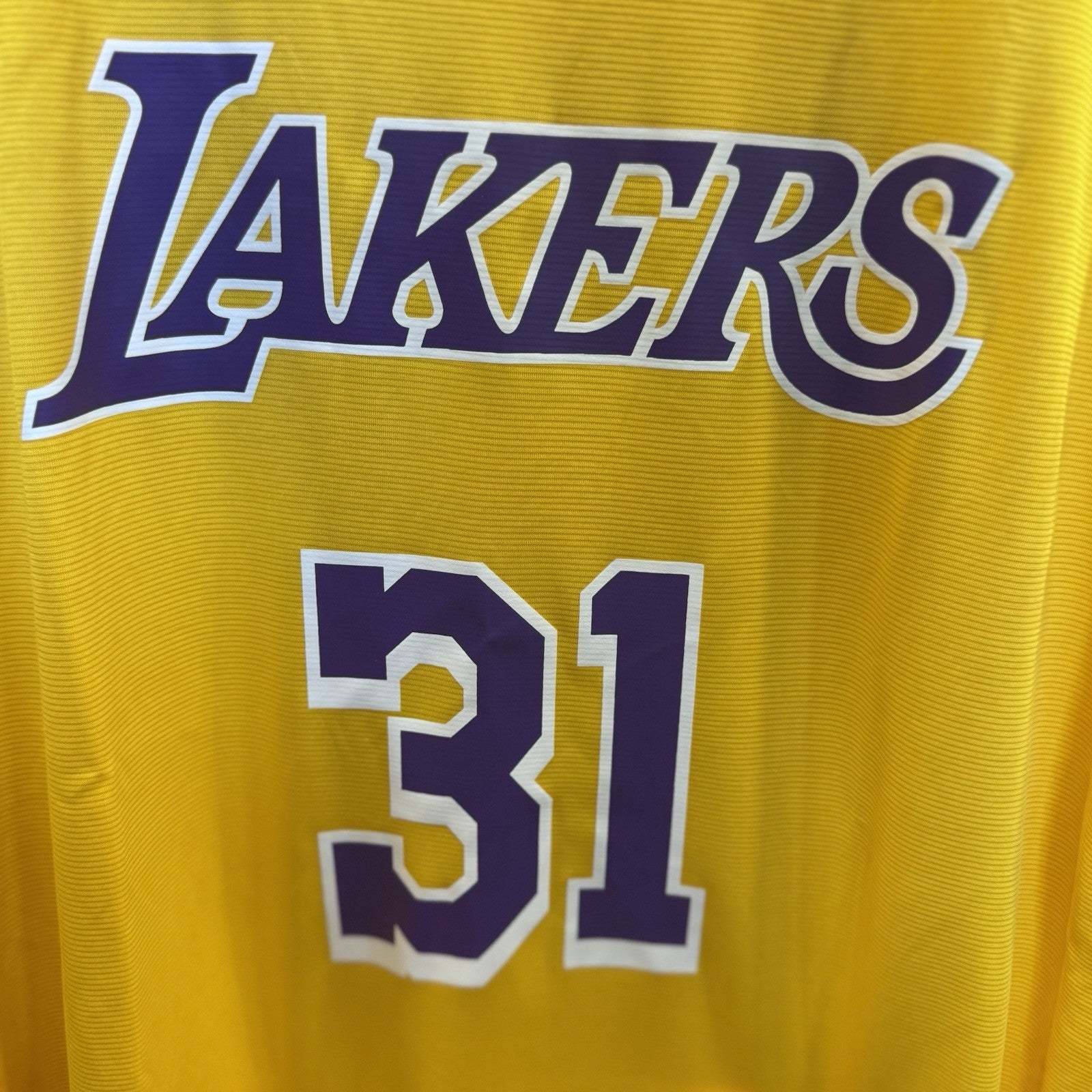 Los Angeles Lakers Bryant #31 Jersey Gold 2XL Fanatics NBA Authentic NEW No Tag