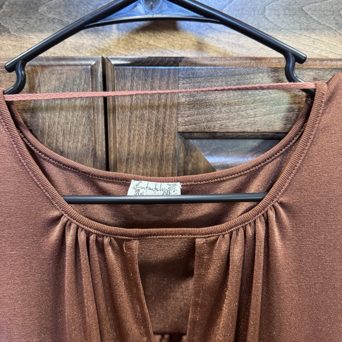 Intimately Free People Women's Turnt Thong Bodysuit Copper Color Size Small
