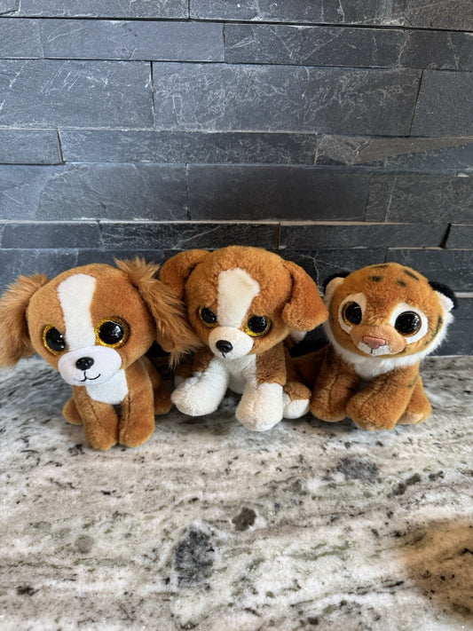 Ty Beanie Velvety- TALA the Dog(6 Inch) Plush Stuffed Toy, Snicky, And Tala
