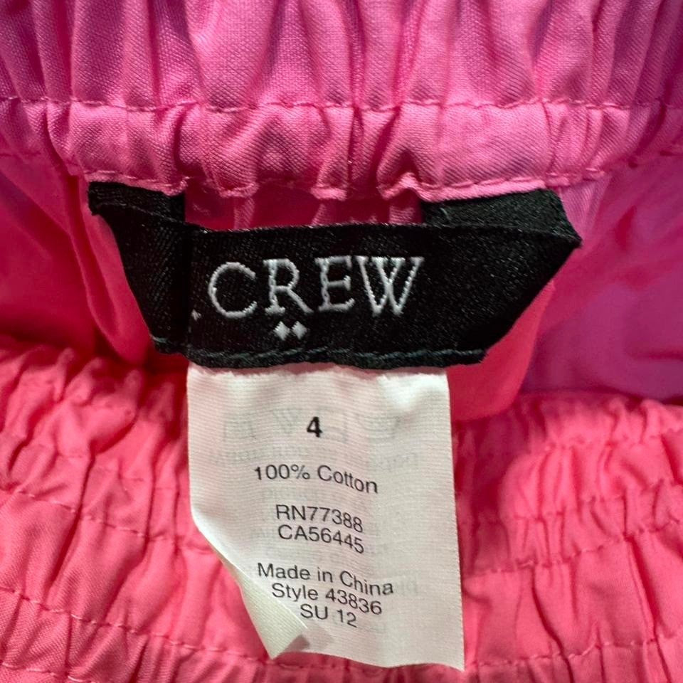 J.Crew Pink Cotton Mini Skirt - Size 4