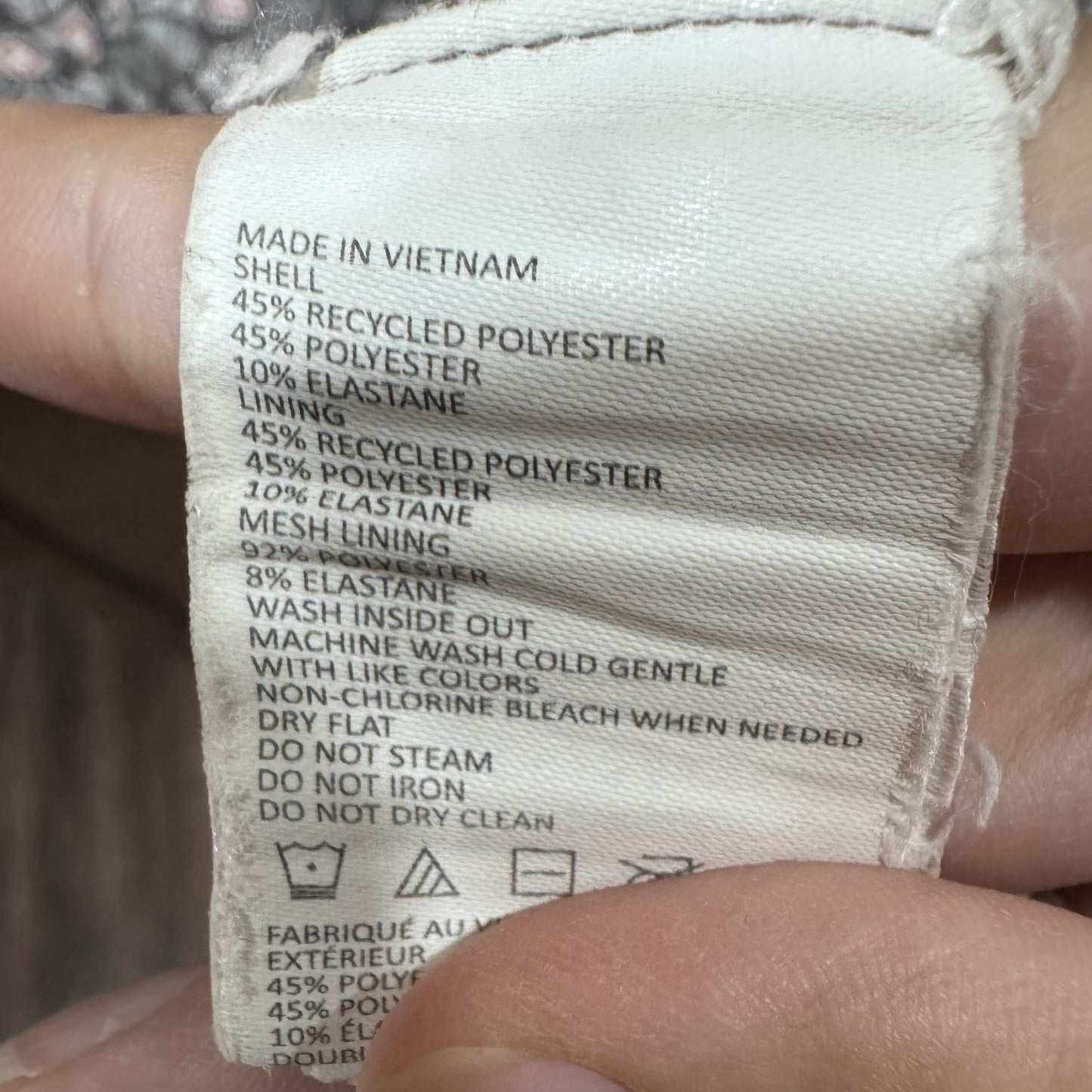 prAna Women’s Small Sleeveless Active Dress Geo Print Racerback Recycled Fabric