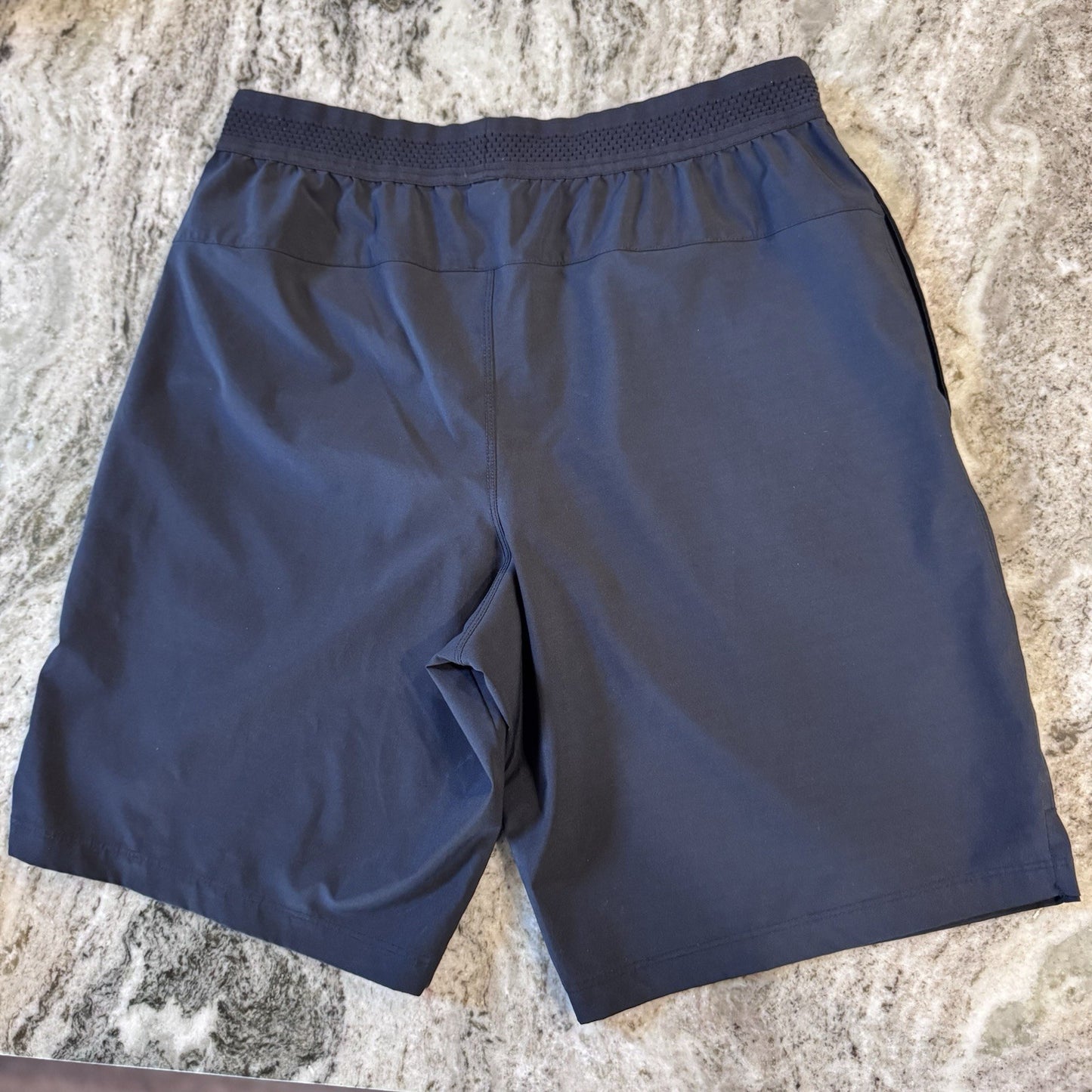 Fabletics The Fundamental Shorts Performance Blue Brief Lined Mens XS  9" Inseam