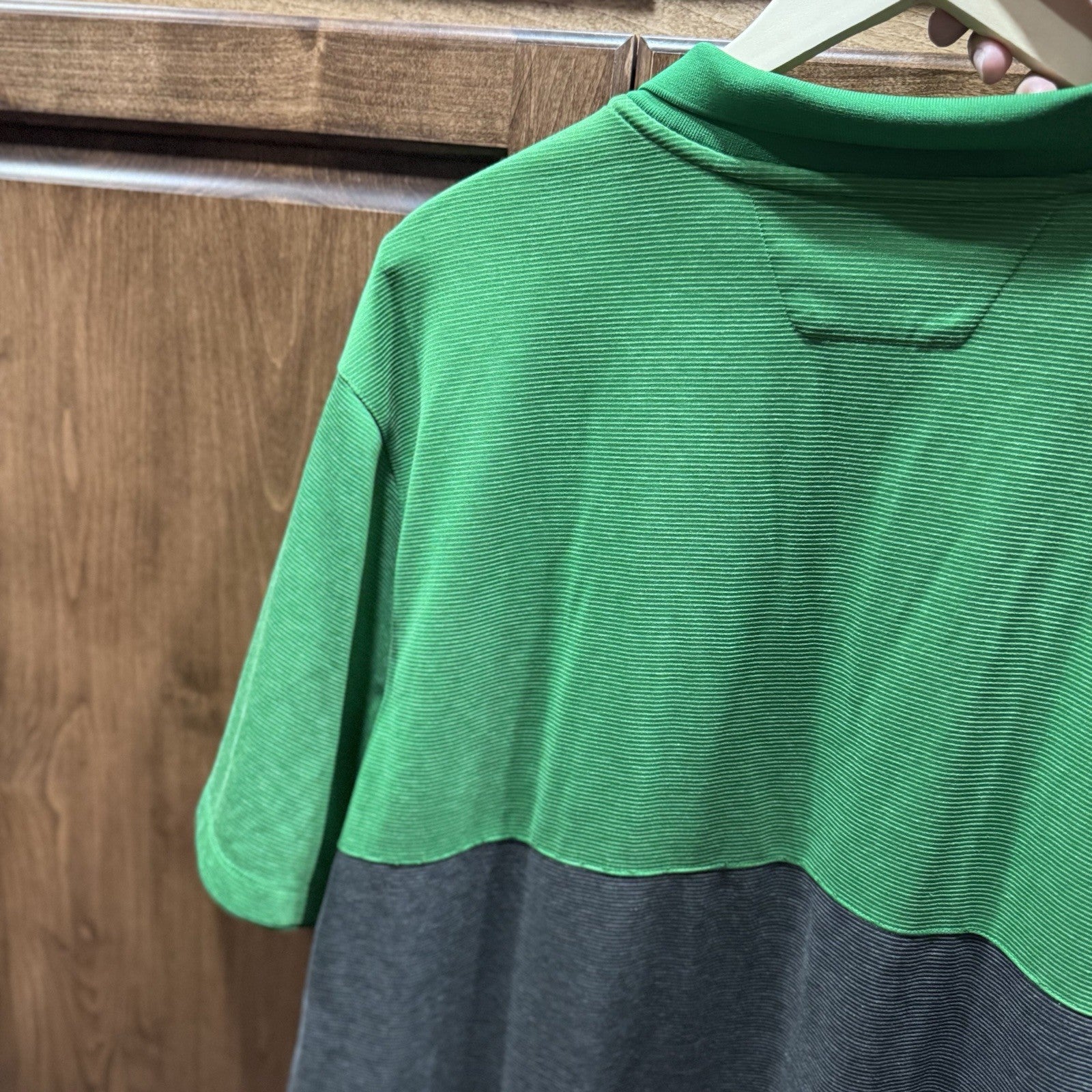 Nike Oregon Ducks Dri-FIT Polo Shirt Green Gray Colorblock 3XL AR6510-377