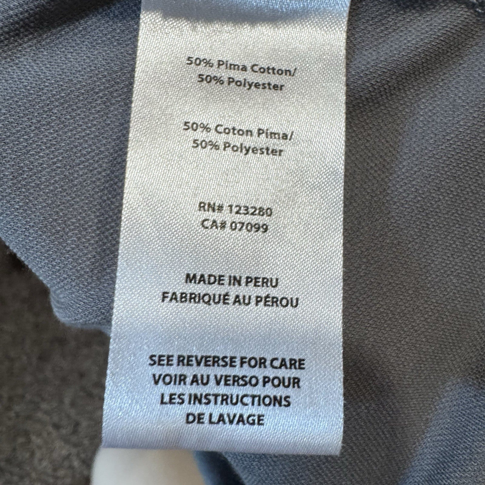 TravisMathew Men’s Polo Shirt XL Gray Athletic Golf Pima Cotton Blend