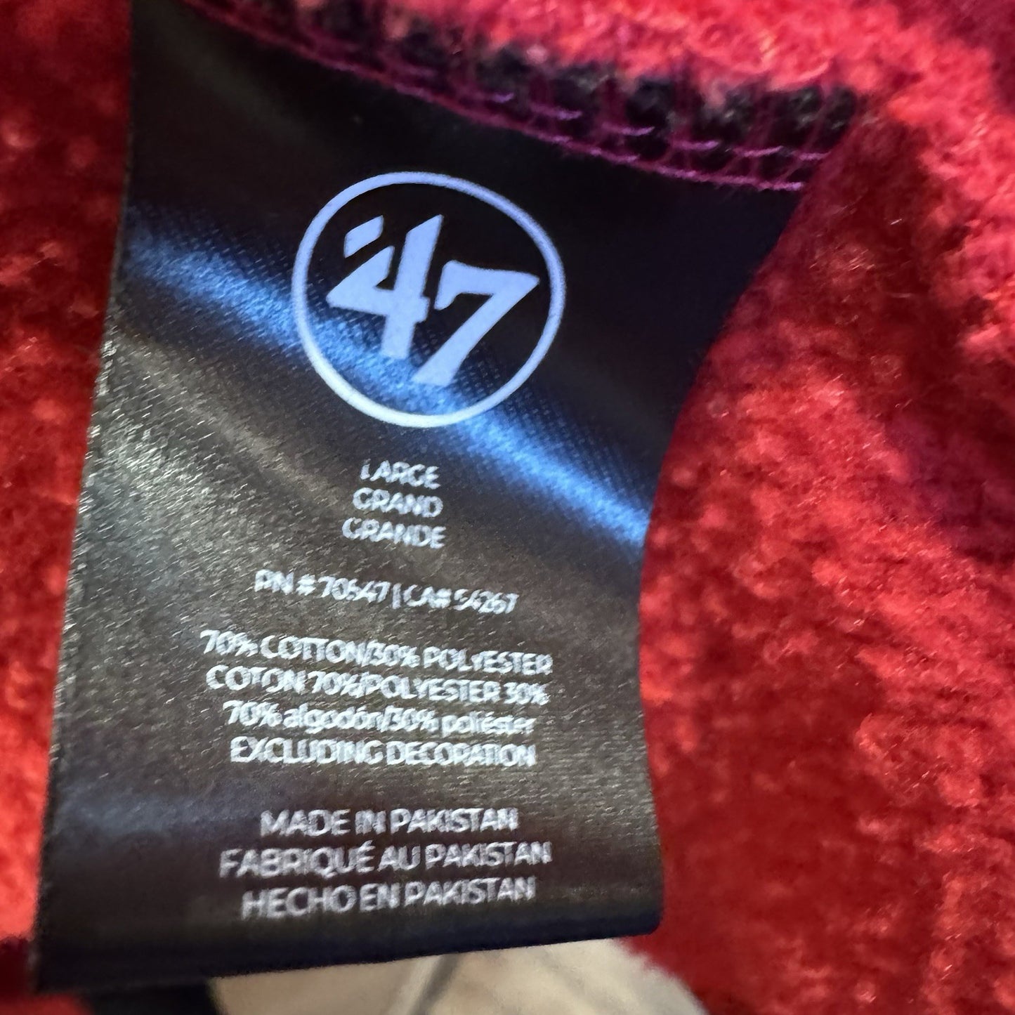 University of Georgia Legend Track Jacket brand 47 size Large