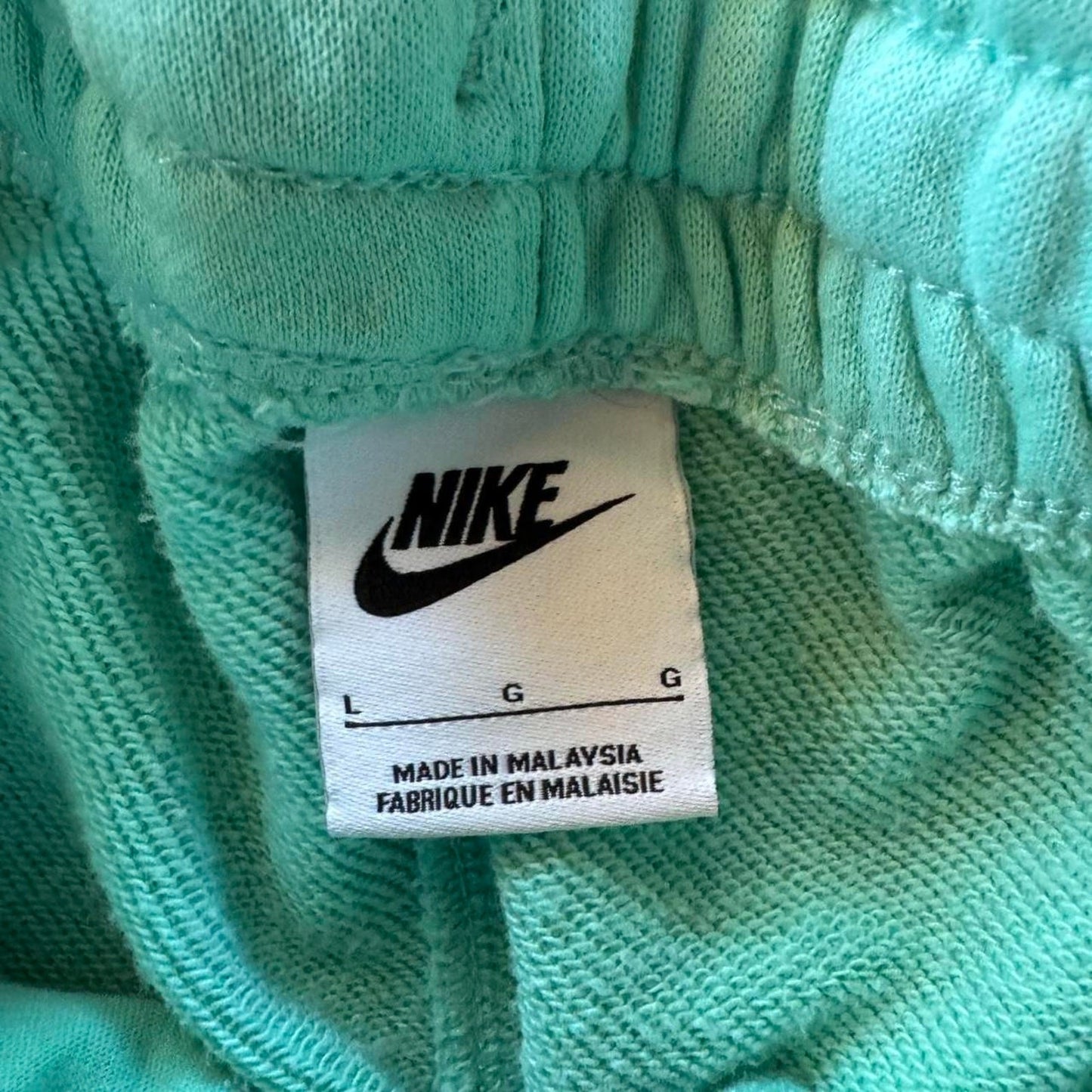 Nike All Kids Fit Sportswear Club Fleece French Terry Shorts, Green Frost, L