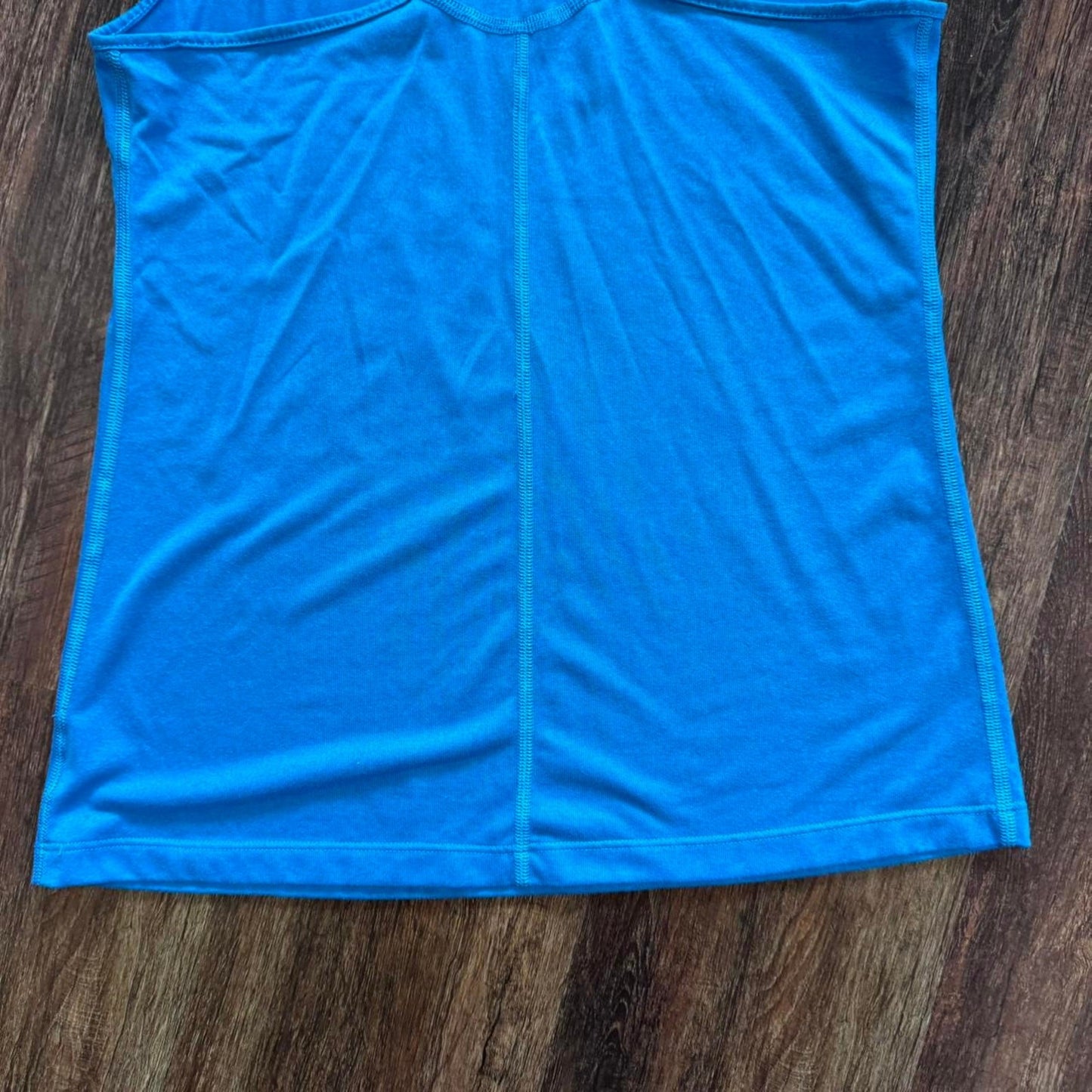 Nike Dri-Fit Tank Top Womens M Blue Slim Fit Athletic Training Gym