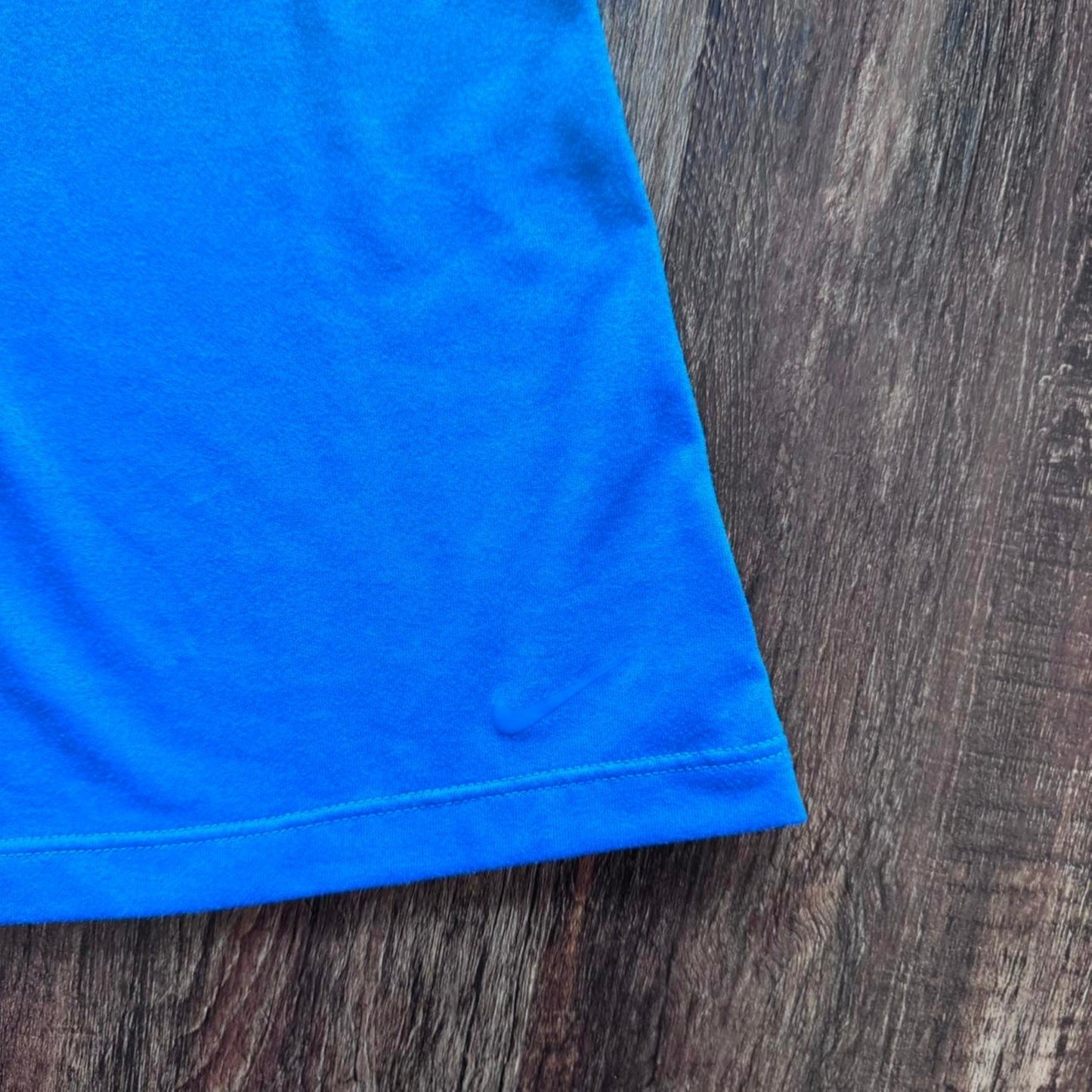 Nike Dri-Fit Tank Top Womens M Blue Slim Fit Athletic Training Gym