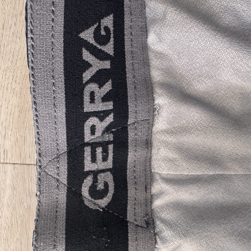 Gerry Mens Large Swim Trunks Blue Tropical Leaf Board Shorts Beach