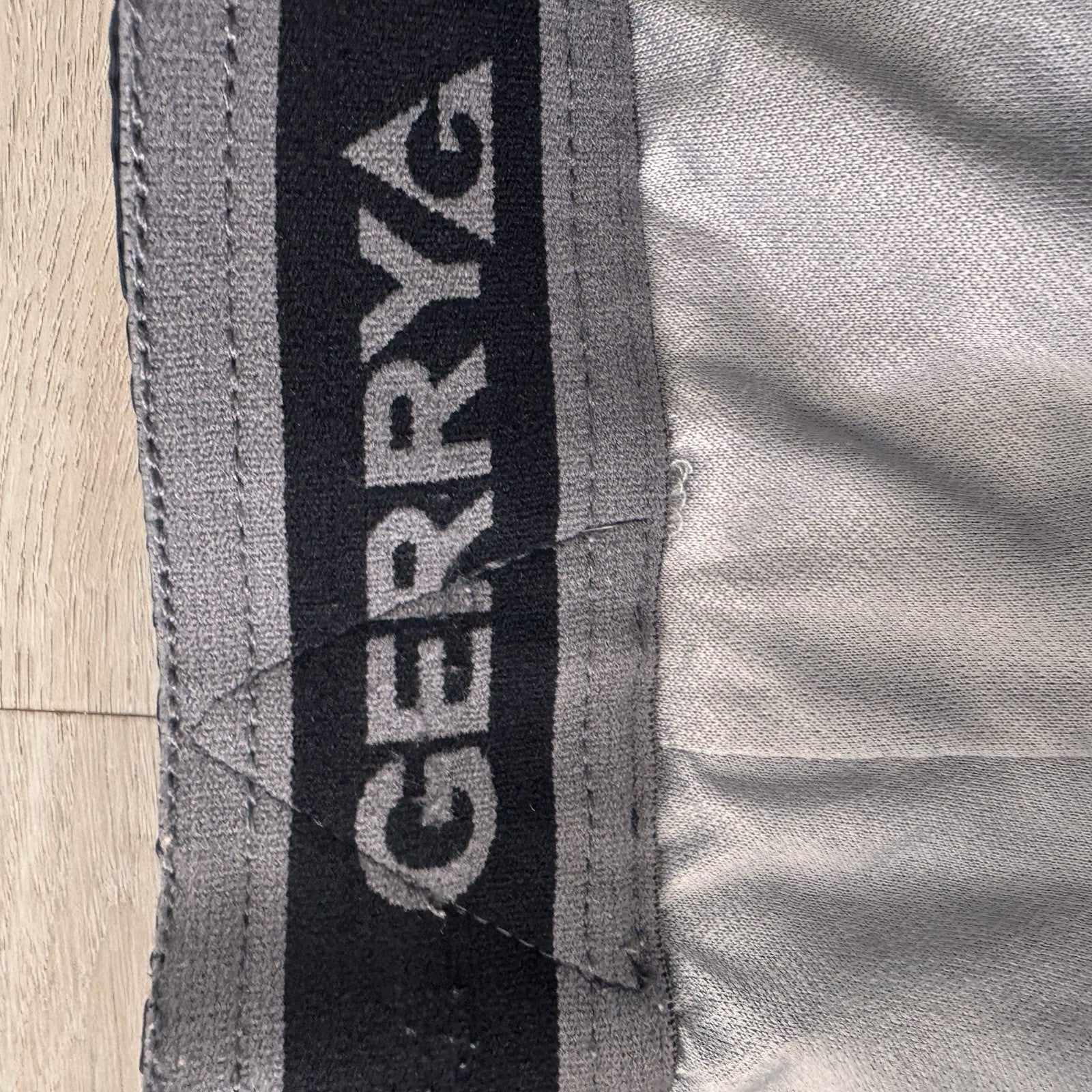 Gerry Mens Large Swim Trunks Blue Tropical Leaf Board Shorts Beach