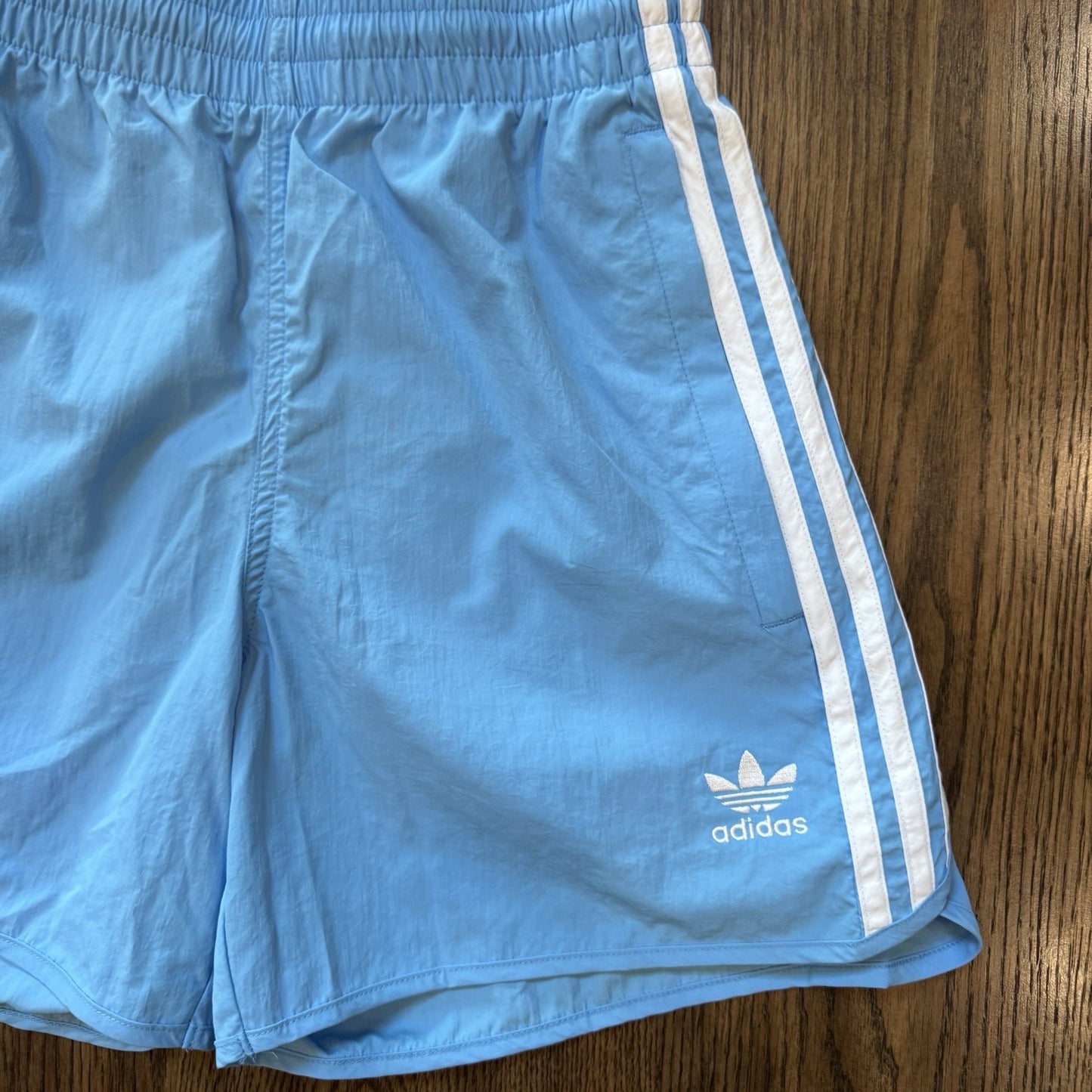 NWT XSmall Adidas Originals Sprinter Shorts Blue Men’s Trefoil 3-Stripes