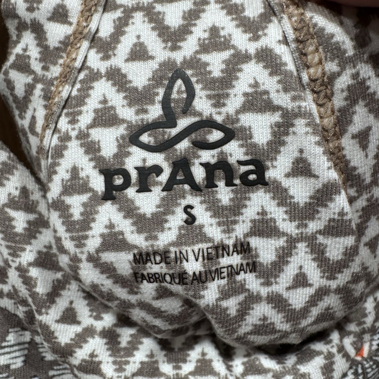 prAna Women’s Small Sleeveless Active Dress Geo Print Racerback Recycled Fabric