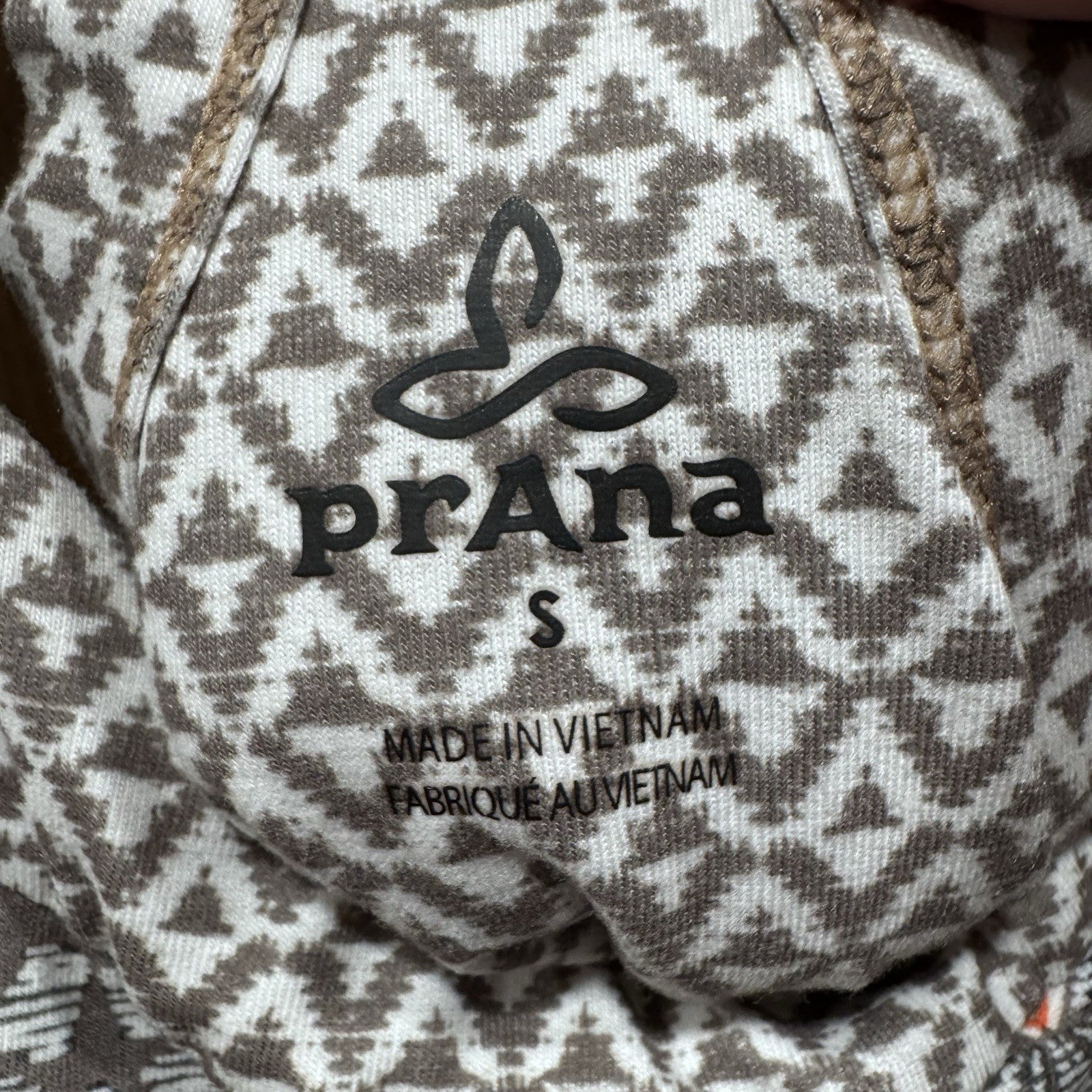 prAna Women’s Small Sleeveless Active Dress Geo Print Racerback Recycled Fabric