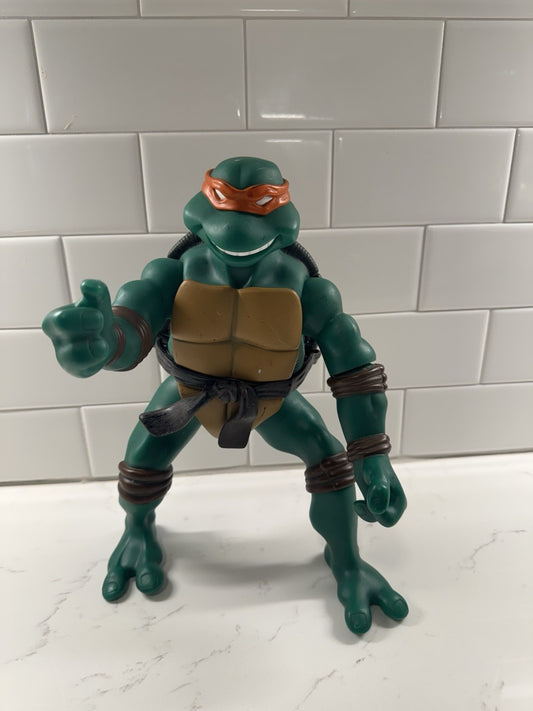 Vintage Large 12” Michaelangelo Teenage Mutant Ninja Turtles Playmates 2002 TMNT