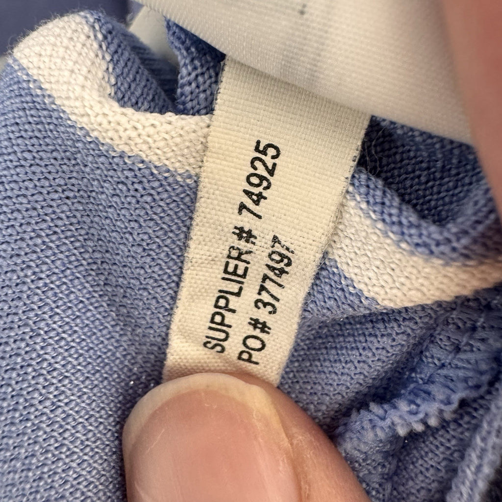 Polo Golf Ralph Lauren Mens Medium Performance Pima Cotton Striped Polo Blue