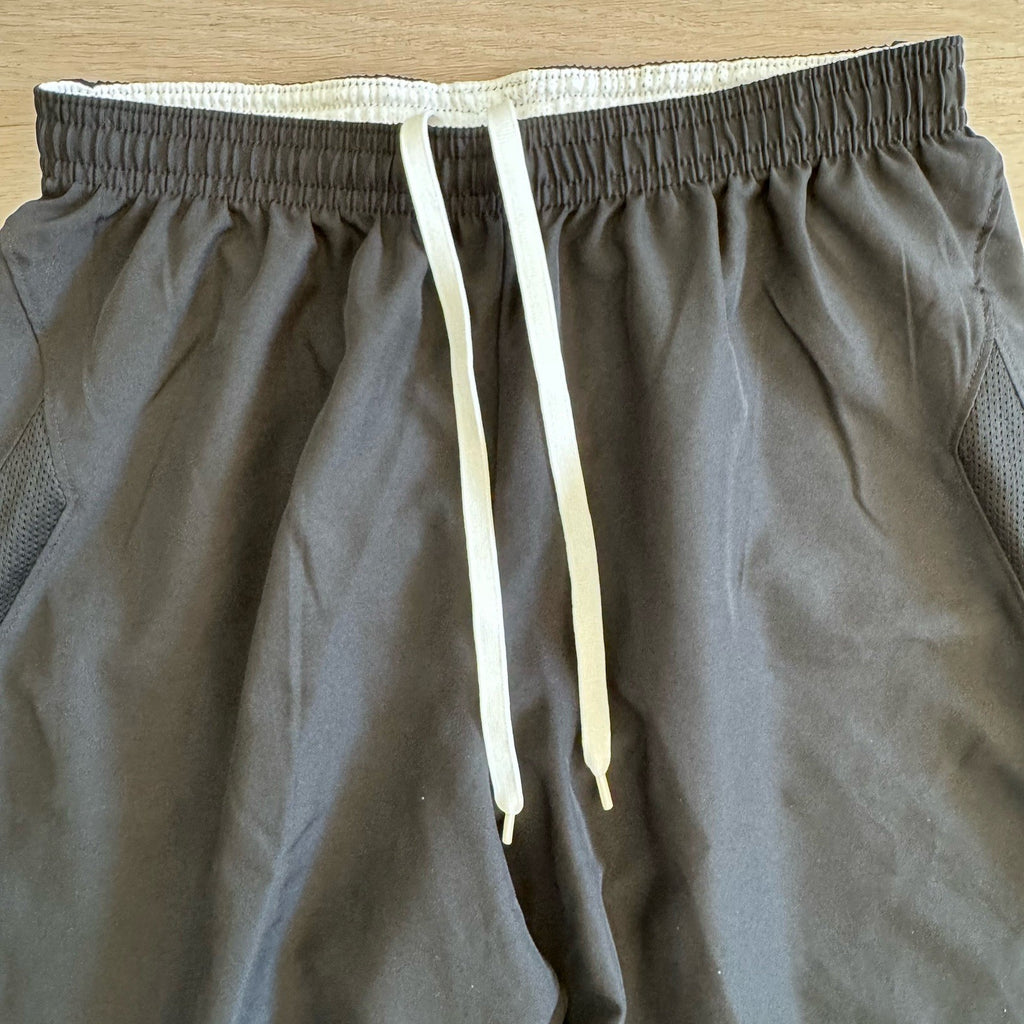 Nike Dri-Fit Athletic Shorts Men’s Small Black White Drawstring