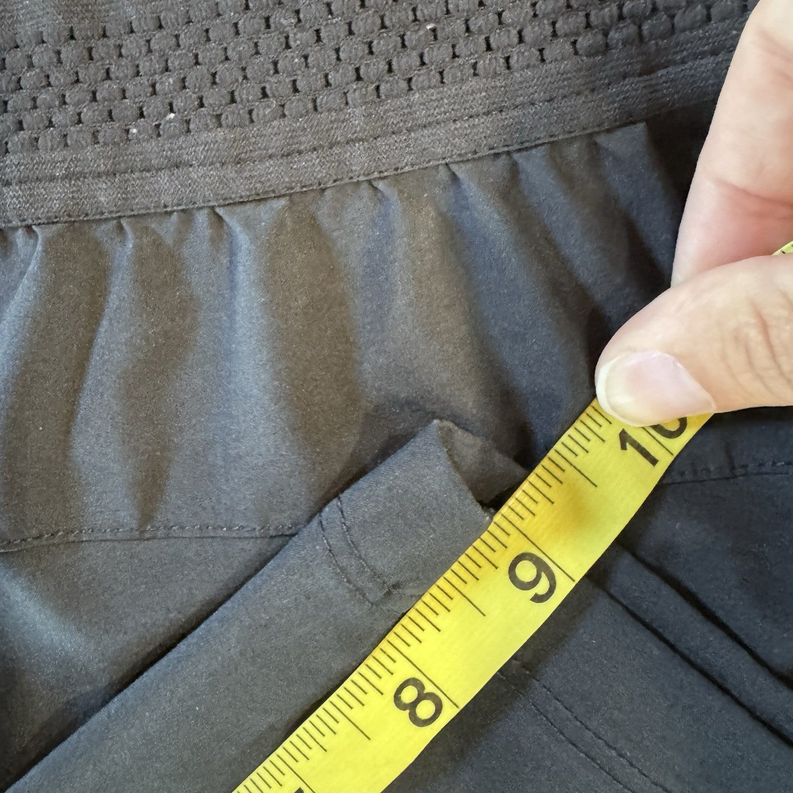 Fabletics The Fundamental Shorts Performance Blue Brief Lined Mens XS  9" Inseam