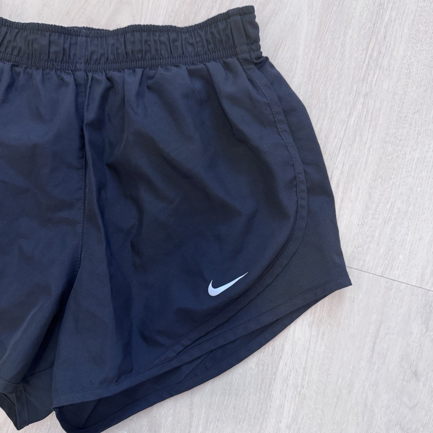 Nike Dri-Fit Womens Running Shorts Small Black Athletic Workout Activewear
