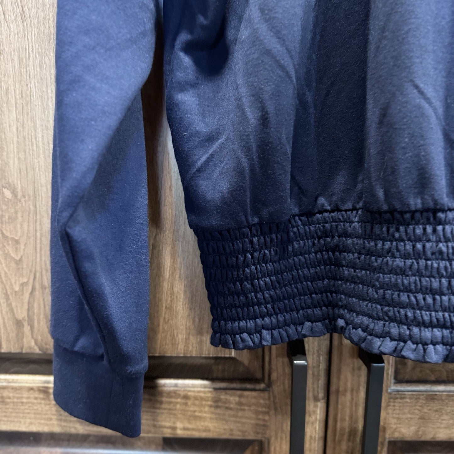 Michael Kors MK Navy Blue Pullover Sweatshirt Women’s Size M Logo